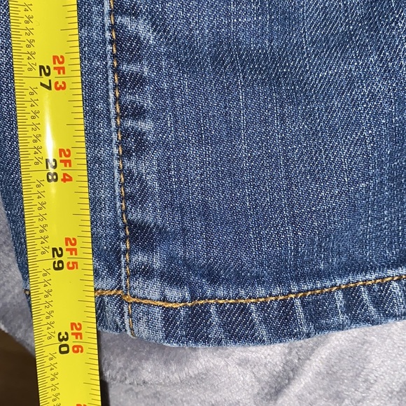FOSSIL jeans, women's size 25 Made in the USA. Slim bootcut, "vintage dark" - Picture 9 of 10